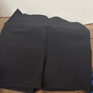 Black Women's High-Waist Bike Shorts